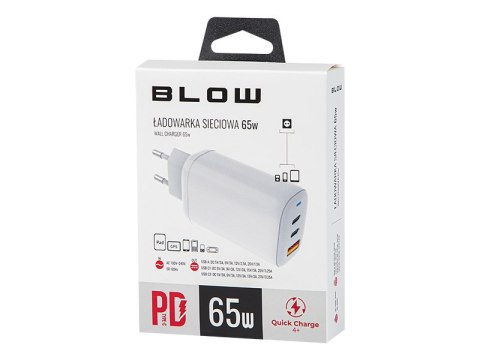 76-013# Ładowarka sieciowa gniazdousb+usb-cx2 65w