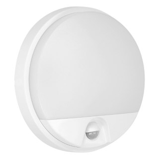 AGAT LED 15W, oprawa ogrodowa z czujnikiem ruchu 140st, 1100lm, IP54, 4000K, biała