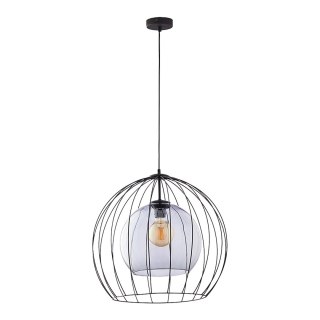 DUNIA 500 1P, lampa wisząca, E27 max.15W, czarna