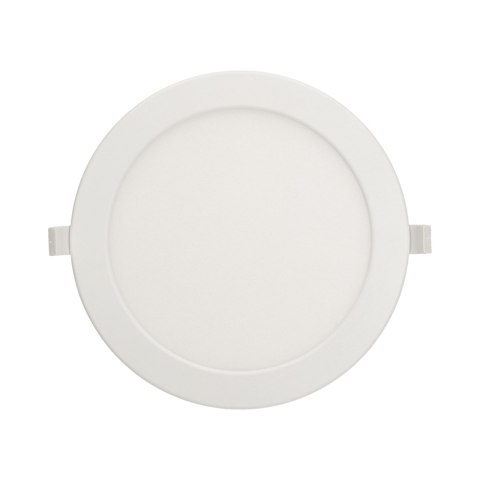 EURUS LED 18W, oprawa downlight, podtynkowa, okrągła, 1600lm, 4000K, biała, wbudowany zasilacz LED