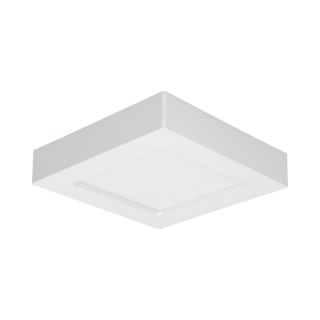 LETI LED 12W, oprawa downlight, natynkowa, kwadratowa, 860lm, 4000K, biała, wbudowany zasilacz LED