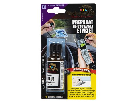 91-454# Preparat do usuwania etykiet 20ml technicqll