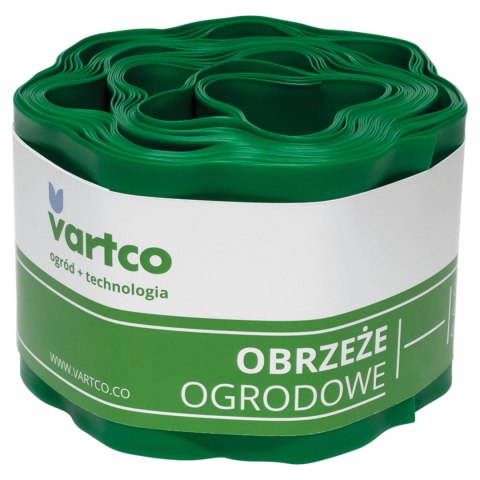 Obrzeże ogrodowe faliste 10cm x9m Vartco zielone