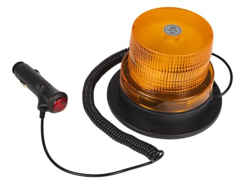 26-433# Sygnalizator optyczny led 12v-24v magnes kogut pomarańczowy