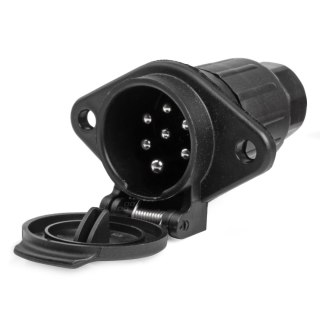 Gniazdo przyczepy 7 pin typ n 24v tir amio-03221