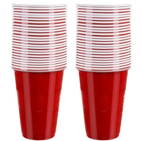 Gra Beer Pong- 50 kubeczków Ruhhy 21232