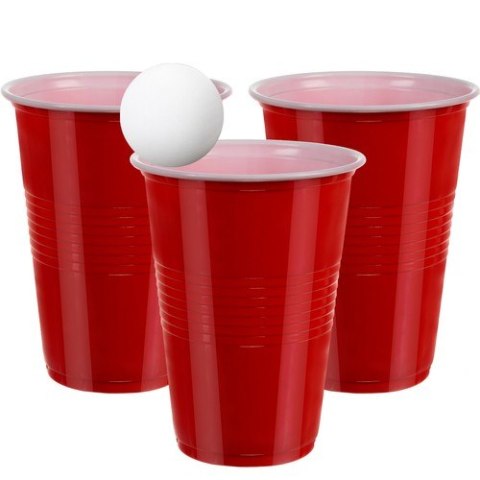 Gra Beer Pong- 50 kubeczków Ruhhy 21232