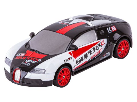 Samochód Do Driftu, Auto RC Drift 1:24 2,4 GHz 4WD CZARNO-BIAŁE BUGATTI