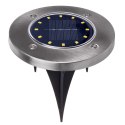 Solarna lampa najazdowa ogrodowa LED Maclean IP44, 12 LED SMD, 4000K, Ni-MH 600 mAh, 0,7W, MCE318