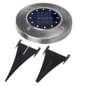 Solarna lampa najazdowa ogrodowa LED Maclean IP44, 12 LED SMD, 4000K, Ni-MH 600 mAh, 0,7W, MCE318