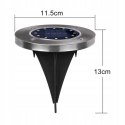 Solarna lampa najazdowa ogrodowa LED Maclean IP44, 12 LED SMD, 4000K, Ni-MH 600 mAh, 0,7W, MCE318