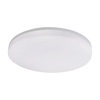 JANTAR LED 24W, plafon z mikrofalowym czujnikiem ruchu, 2565lm, IP54, 4000K, klosz PC