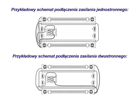 Świetlówka led 60cm 9w t8 3000k g13 ciepła przezroczysta