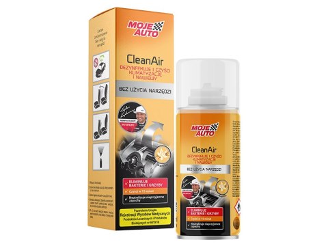 52-254# Odświeżacz klimatyzacji 150ml wanilia cleanair moje auto