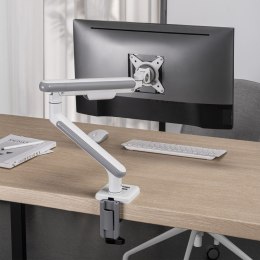 Uchwyt biurkowy do monitora LCD Ergo Office, sprężyna gazowa, VESA 75x75 oraz 100x100, 17-32