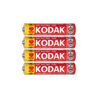 Baterie Kodak ZINC Super Heavy Duty AAA LR03, 4 szt. folia