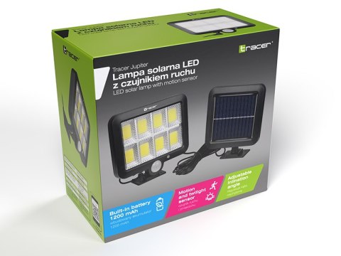 Lampa solarna LED z czujnikiem ruchu TRACER JUPITER