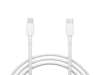 66-158# Przyłącze usb-c -iphone 1m białe woreczek