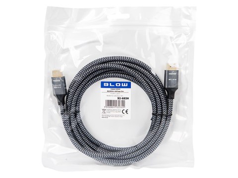 92-683# Przyłącze hdmi-hdmi 8k 3m plecionka