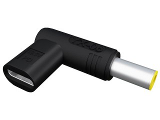 76-092# Adapter usb gniazdo usb-c-wtyk dc2,5/5,5