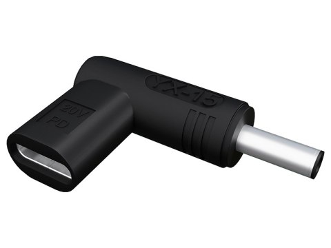 76-095# Adapter usb gniazdo usb-c-wtykdc1,35/4,0