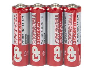 82-631# Bateria cynkowo-węglowa aa 1.5 r6 gp powercell folia 4szt