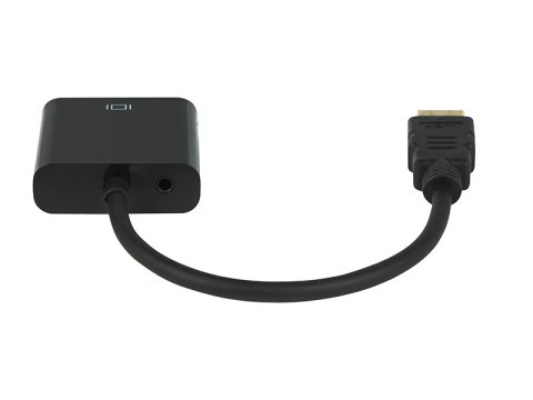 92-129# Przejście hdmi wtyk-vga gniazdo+gniazdo 3,5+kabel