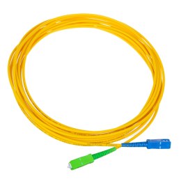 Patchcord światłowód kabel Maclean, SC/APC-SC/UPC SM 9/125 LSZH, jednomodowy, długość 3m, simplex, G657A2, MCTV-402