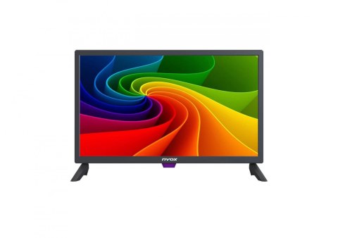 Telewizor nvox digital hdtv led 24cali z tunerem dvbt/t2 hevc/h.265 12/24/230v