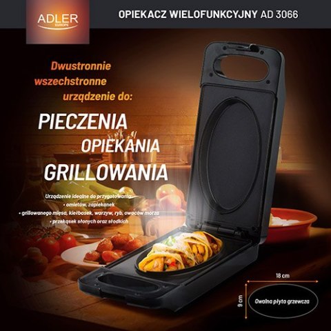 AD 3066 Opiekacz wielofunkcyjny - opiekanie, pieczenie, grillowanie