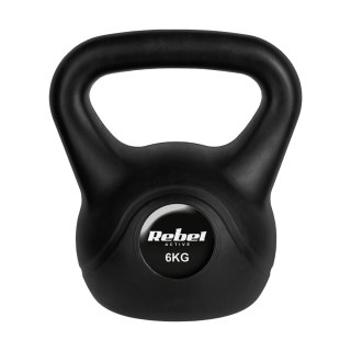 Kettlebell bitumiczny 6 kg REBEL ACTIVE