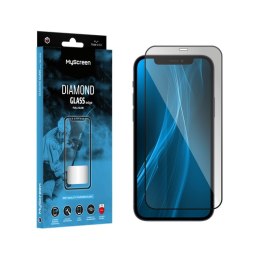 Szkło ochronne MyScreen DIAMOND GLASS LITE edge FULL GLUE czarne Apple iPhone 12/12 Pro 6.1