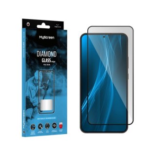 Szkło ochronne MyScreen DIAMOND GLASS LITE edge FULL GLUE czarne Samsung Galaxy S22/S23