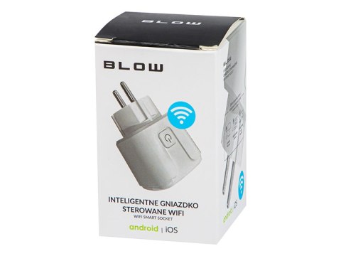 72-075# Inteligentne gniazdko sterowane wifi tuya v3 białe