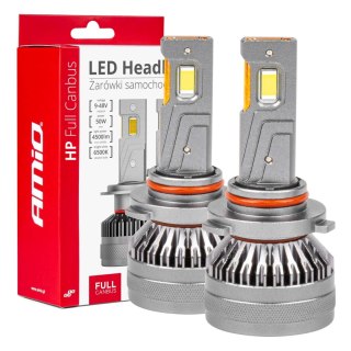 Żarówki samochodowe led seria hp full canbus hb3 9005/hir1 9011/h10 6500k amio-03678