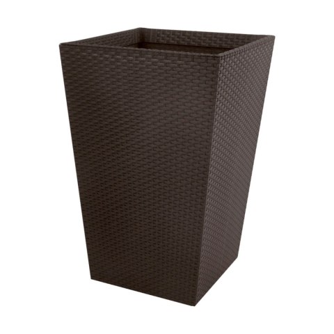 Donica prostokątna MEDIUM RATTAN PLANTER 55,4L whiskey brown