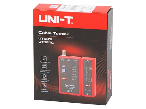 50-212# Miernik ut681l uni-t tester lan