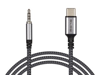 66-166# Przyłącze usb-c - jack 3,5 1,0m plecionka