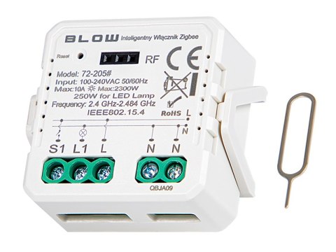 72-205# Inteligentny włącznik dopuszkowy sterowany zigbee tuya