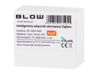 72-205# Inteligentny włącznik dopuszkowy sterowany zigbee tuya