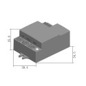 Mikrofalowy czujnik ruchu Maclean, zasięg 8m, max. obciążenie 1200W, IP20, 5.8 GHz, MCE316