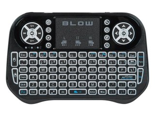 84-256# Klawiatura bezprzewodowa 2,4ghz+bluetooth miniks-6 +touchpad