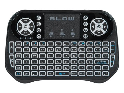 84-256# Klawiatura bezprzewodowa 2,4ghz+bluetooth miniks-6 +touchpad