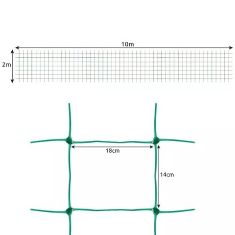 Siatka - podpora do roślin 2x10m Gardlov 23978