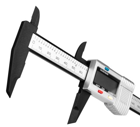 Suwmiarka cyfrowa 150 mm, kompozyt włókna węglowego