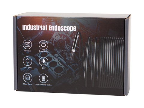 14-402# Endoskop kamera dwuobiektywowa 8mm 5m lcd 4,3"