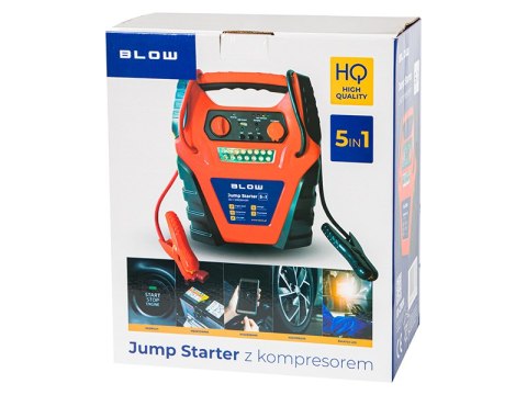 81-210# Jump starter z kompresorem 5w1