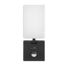 Lampa LED z czujnikiem ruchu Maclean, czujnik ruchu PIR, kolor czarny, 10W, IP65, 800lm, barwa neutralna biała (4000K) MCE516 B