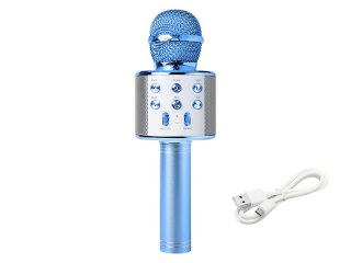 33-150# Mikrofon prm402 blow niebieski karaoke