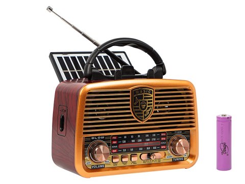 77-540# Radio przenośne analogowe am/fm bt blow ra10 solarne